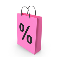 Sale Shopping Bag Pink PNG & PSD Images