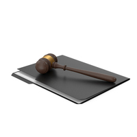 File Folder And Gavel PNG & PSD Images