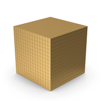 Gold Puzzle Cube PNG & PSD Images