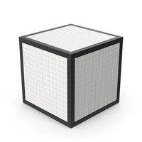 Puzzle Cube Black White PNG & PSD Images