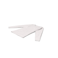 Long Sleeve Flat Female V Neck White Blank PNG & PSD Images