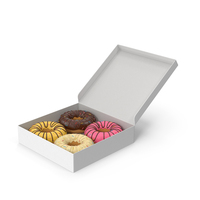 Donuts In Box PNG & PSD Images