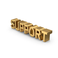 Gold Support PNG & PSD Images