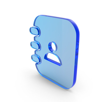 Glass Phone Book Icon PNG & PSD Images