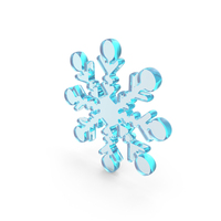 Glass Christmas Snowflake Icon PNG & PSD Images
