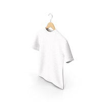 T Shirt Hanging Male Crew Neck White Blank PNG & PSD Images