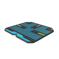 Blue SciFi Tile PNG & PSD Images
