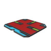 Red SciFi Tile PNG & PSD Images