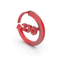 270 Degrees Icon Glass PNG & PSD Images