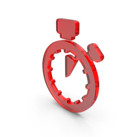 Glass 5 Minutes Stopwatch Icon PNG & PSD Images