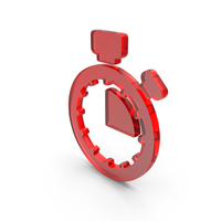 Glass 15 Minutes Stopwatch Icon PNG & PSD Images