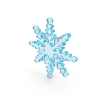 Glass Christmas Snowflake Icon PNG & PSD Images