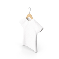 T Shirt Hanging Female Crew Neck White Blank PNG & PSD Images