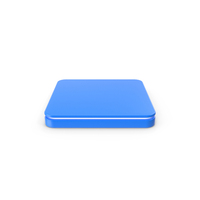 Blue Box Podium With White Light PNG & PSD Images