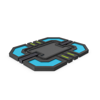 Scifi Tile Shape Grey PNG & PSD Images
