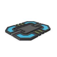 Scifi Tile Shape Used PNG & PSD Images