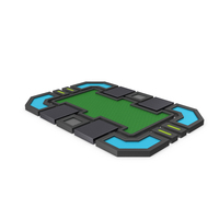 Scifi Tile Shape Green PNG & PSD Images