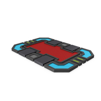 Scifi Tile Shape Red PNG & PSD Images