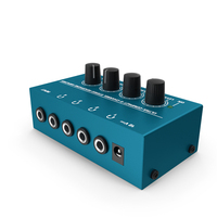 Blue New Stereo Headphone Amplifier PNG & PSD Images