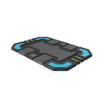 Scifi Tile Shape Used PNG & PSD Images