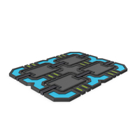Scifi Tile Shape Grey PNG & PSD Images