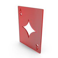 Diamond Playing Card Icon Glass PNG & PSD Images
