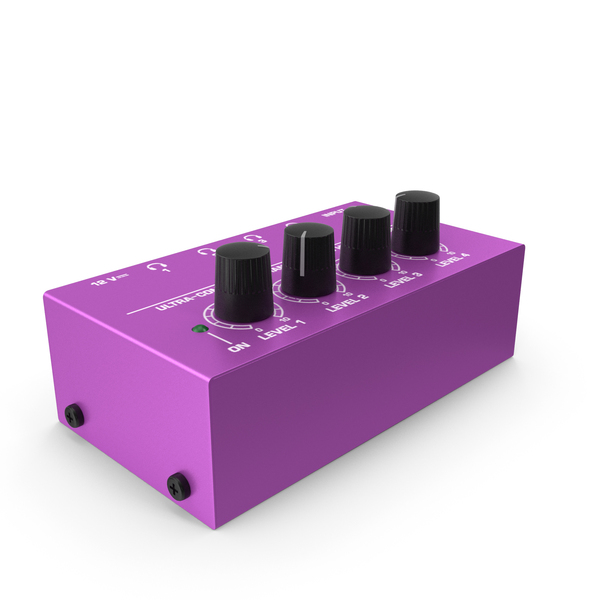 Stereo Headphone Amplifier Pink New PNG & PSD Images