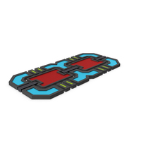 Scifi Tile Shape Red PNG & PSD Images