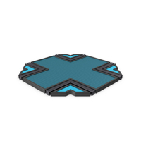 Blue SciFi Tile PNG & PSD Images