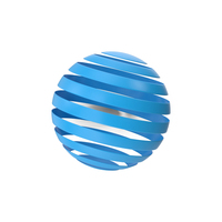 Blue Ribbon Ball PNG & PSD Images