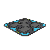 Scifi Tile Shape Grey PNG & PSD Images