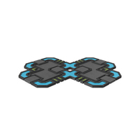 Scifi Tile Shape Used PNG & PSD Images