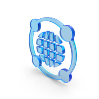 Glass Global Communication Icon PNG & PSD Images