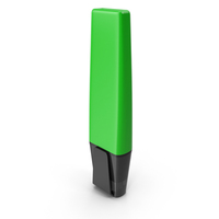 Highlighter Green Vertical PNG & PSD Images