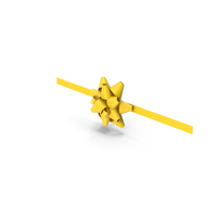 Yellow Gift Bow PNG & PSD Images