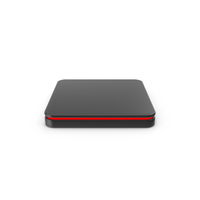 Black Box Podium Red Light. Display Podium PNG & PSD Images