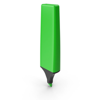 Highlighter Green Vertical PNG & PSD Images