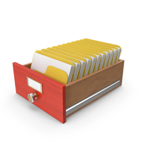 File Folders Inside Drawer PNG & PSD Images