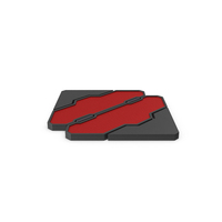 Scifi Tile Shape Red PNG & PSD Images