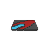 Scifi Tile Shape Red PNG & PSD Images
