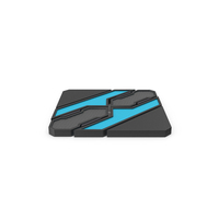 Scifi Tile Shape Grey PNG & PSD Images