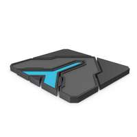 Scifi Tile Shape Grey PNG & PSD Images