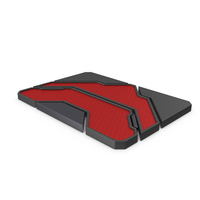 Scifi Tile Shape Red PNG & PSD Images
