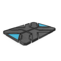 Scifi Tile Shape Used PNG & PSD Images