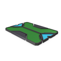 Green SciFi Tile PNG & PSD Images