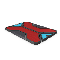 Scifi Tile Shape Red PNG & PSD Images