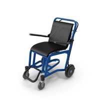 Airport Wheelchair Blue PNG & PSD Images