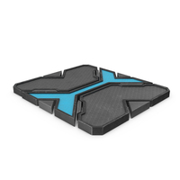 Scifi Tile Shape Used PNG & PSD Images