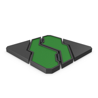 Green SciFi Tile PNG & PSD Images