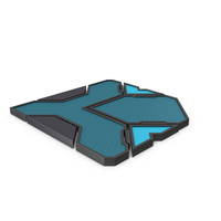 Blue SciFi Tile PNG & PSD Images